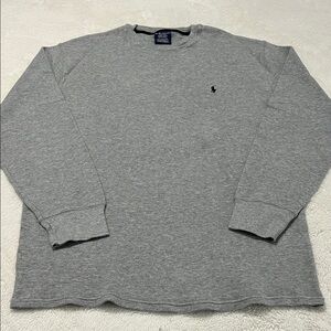 Polo by Ralph Lauren Men's Gray Long Sleeve